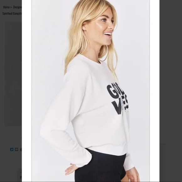 SPIRITUAL GANGSTER “Good Vibes” Malibu Pullover - Picture 2 of 9